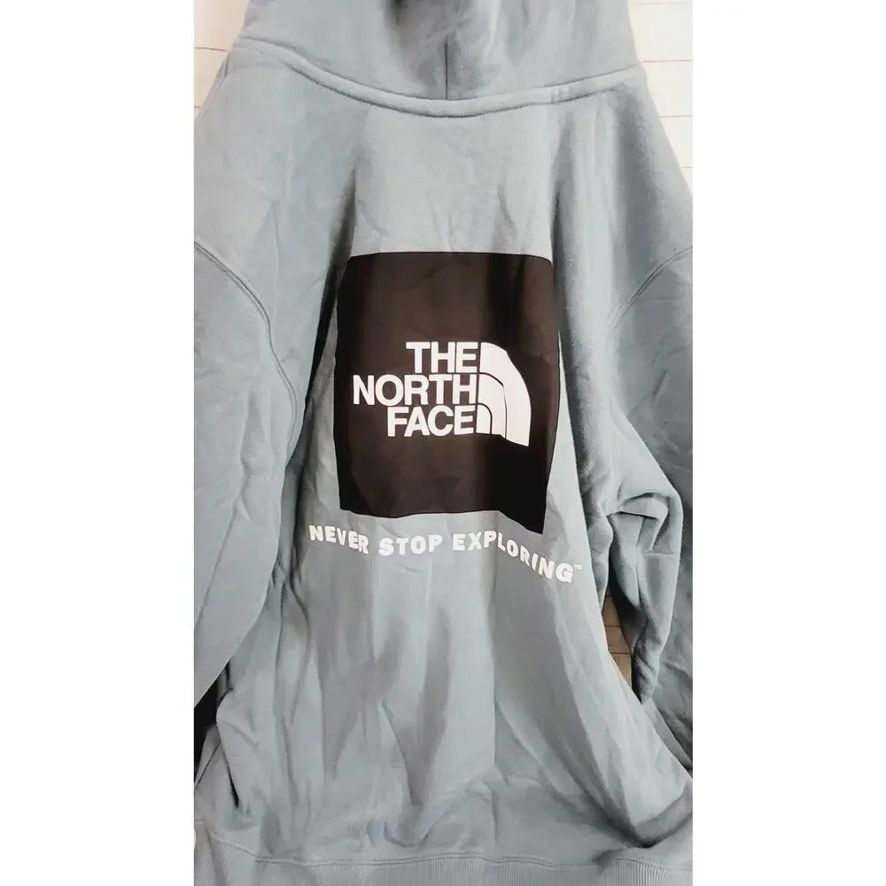 THE NORTH FACE Box NSE Pullover Hoodie in Goblin Blue, sz Medium